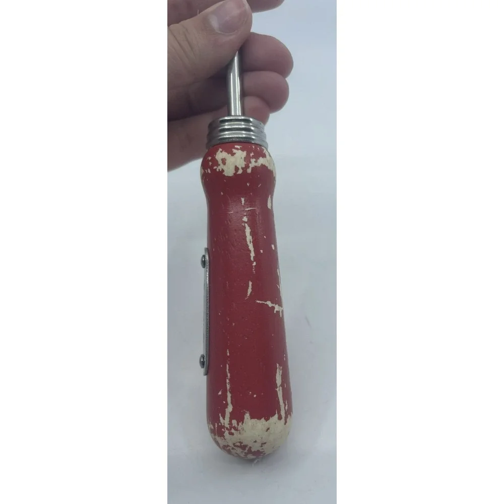 Vtg Suzie Q Spatula Flipper Stainless Red Wood Handle‎ USA 12